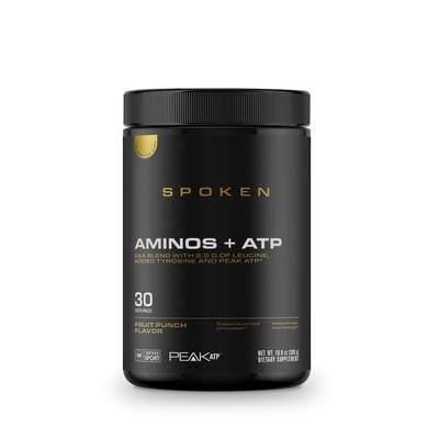 Spoken Aminos + PEAK ATP Aminohappojuomajauhe 30 annosta/ 300g Fruit Punch Flavor