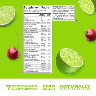 Hydration Mix Urheilujuomajauhe Cherry Lime 45 annosta/315g