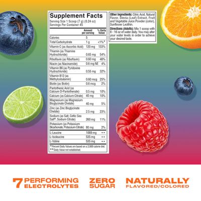 Hydration Mix Rainbow Swirl 45 annosta Huom! Parasta ennen 30.4.2026