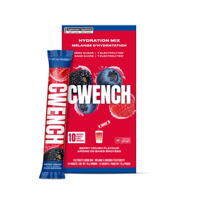 Hydration Mix Berry Crush 10-pack Huom! parasta ennen 30.4.2026